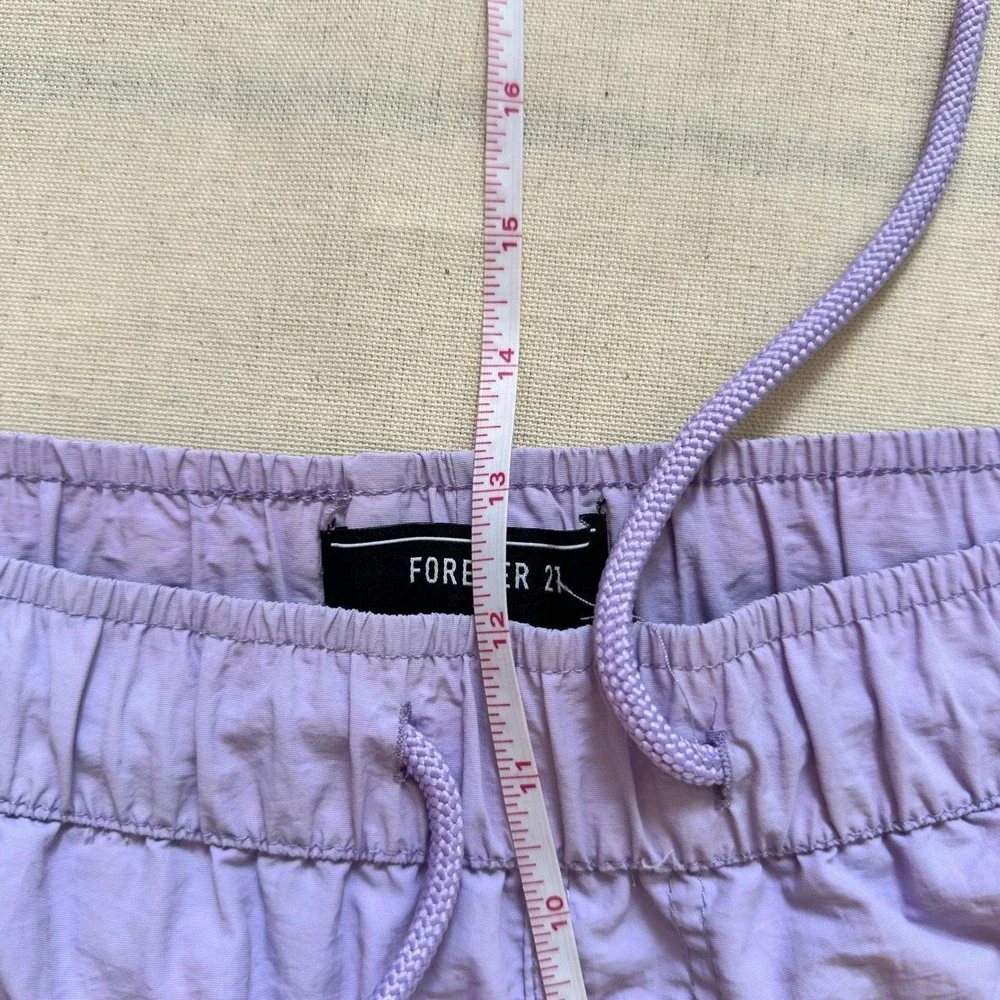 Forever 21 Men Lavender Nylon Swim Trunks Shorts Size Large Beach Summer Y2K